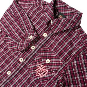 Harley-Davidson Toddler Girls Burgundy Pink Plaid Flannel Button Down Shirt 3T